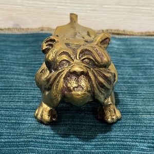 MCM Brass English Bulldog Made in in Taiwan Republic of China